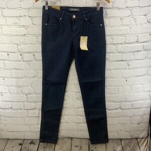 Kayden K Skinny Jeans Womens Sz 3 Low Rise Ankle Dark Wash NWT